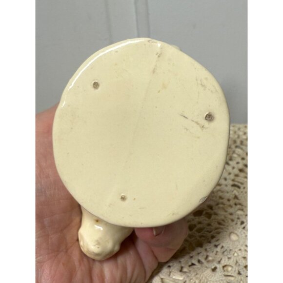 Vintage 50"s Yellow Chicken Small Planter Vase Farmhouse. - Picture 10 of 12